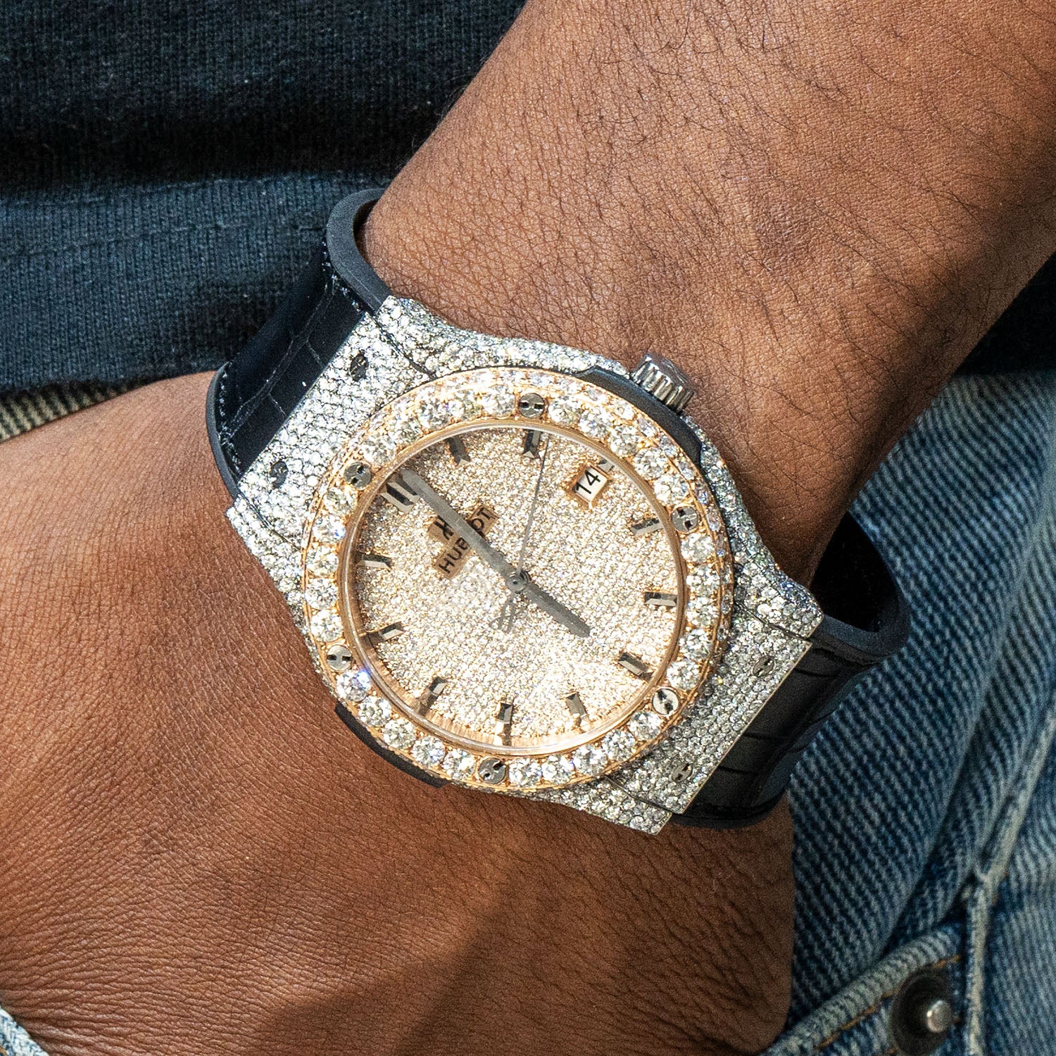 Iced hublot hotsell