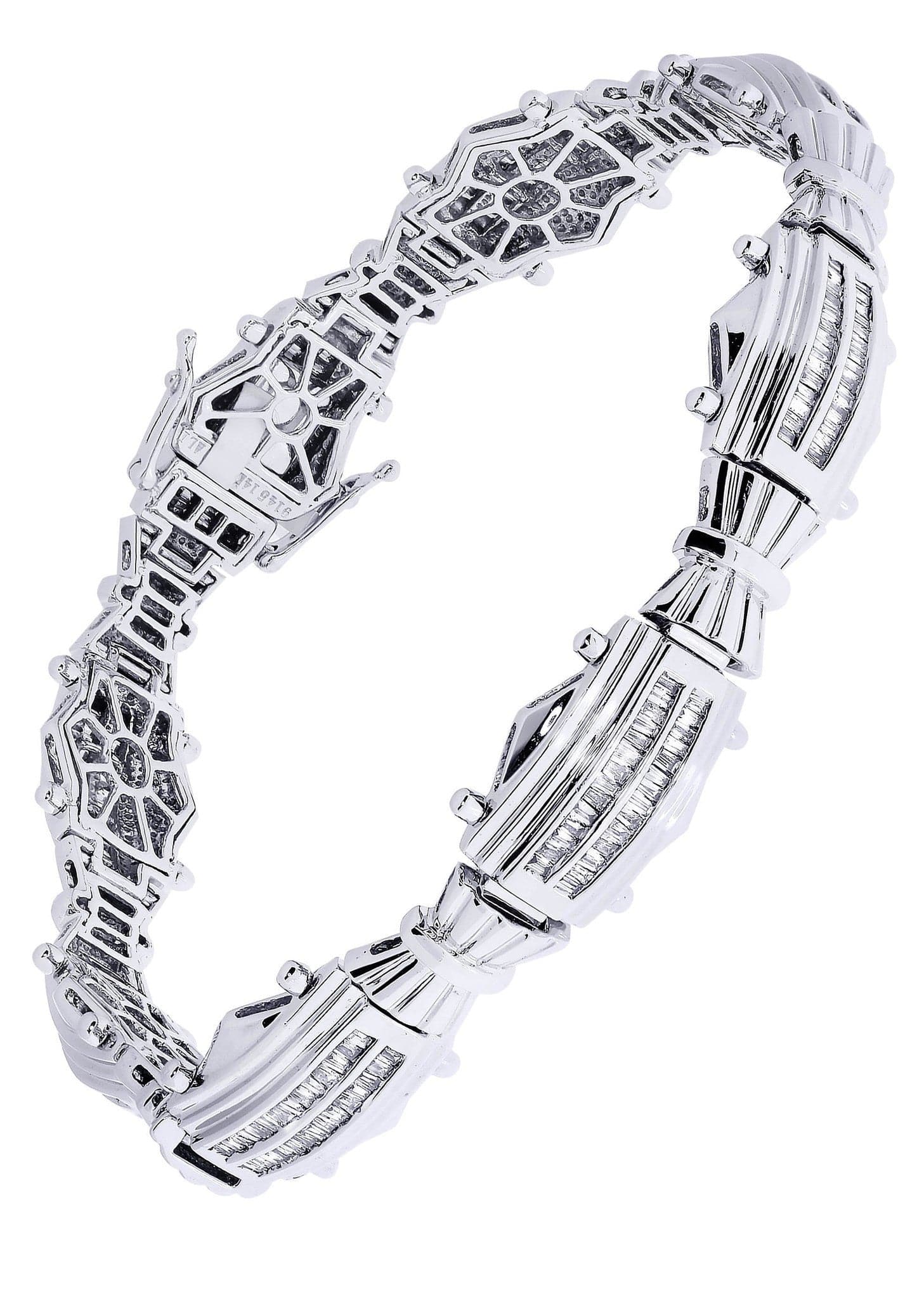 Men's Diamond Bracelet, Cuban Chain Bracelet for Men – Kingofjewelry.com