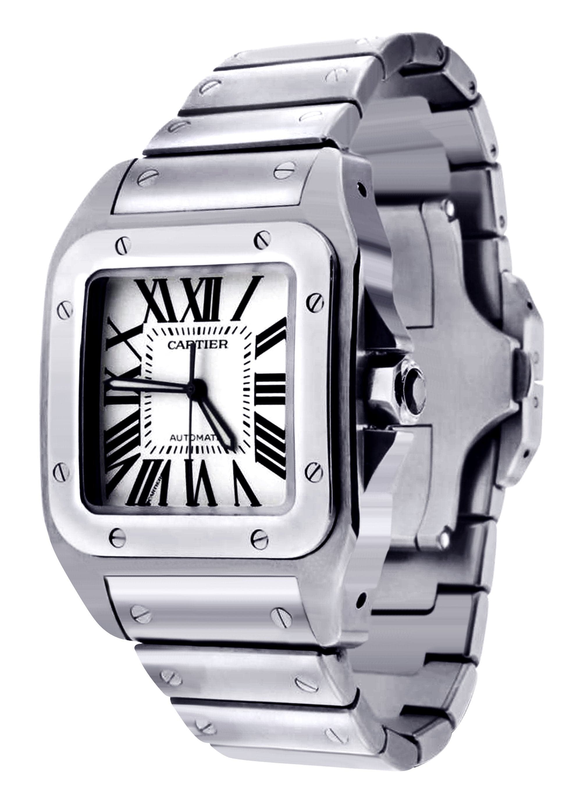 Cartier Santos 100 Stainless Steel 38 Mm