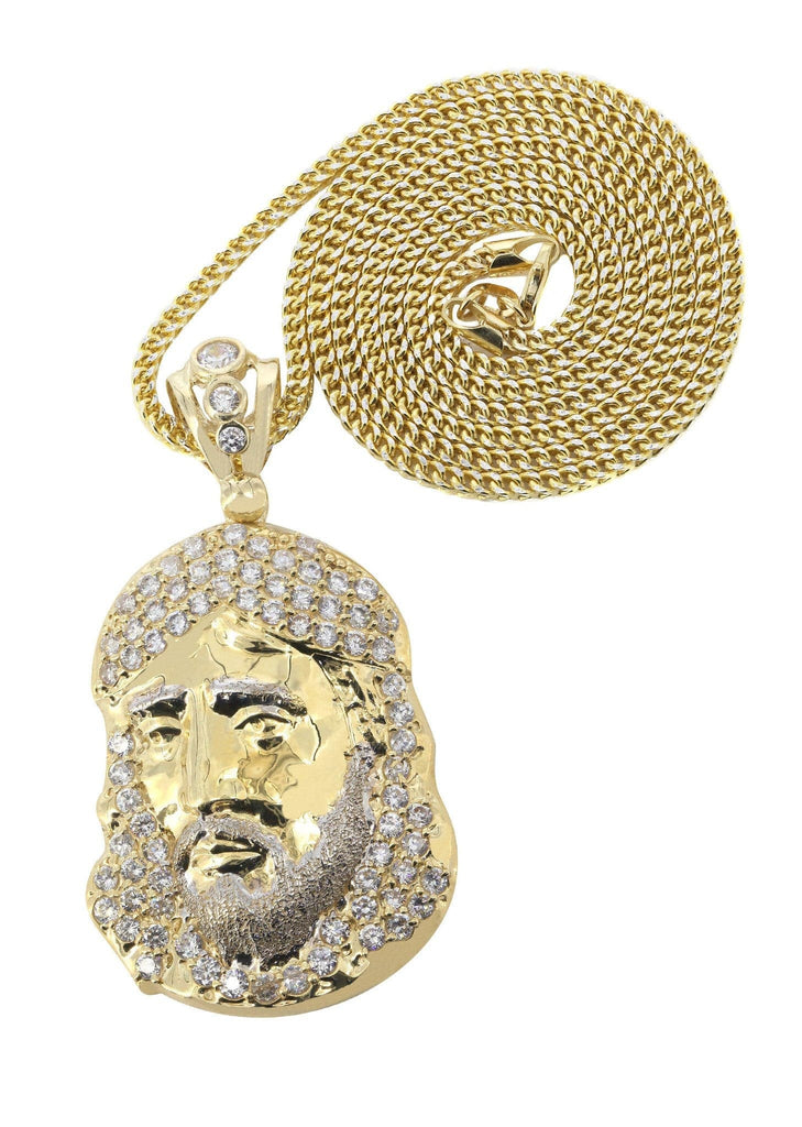 Micro Jesus Piece Chain, Cuban Link Chain & Bape Necklace and more. –  Bijouterie Gonin
