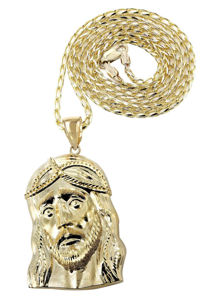 Micro Jesus Piece Chain, Cuban Link Chain & Bape Necklace and more. –  Bijouterie Gonin
