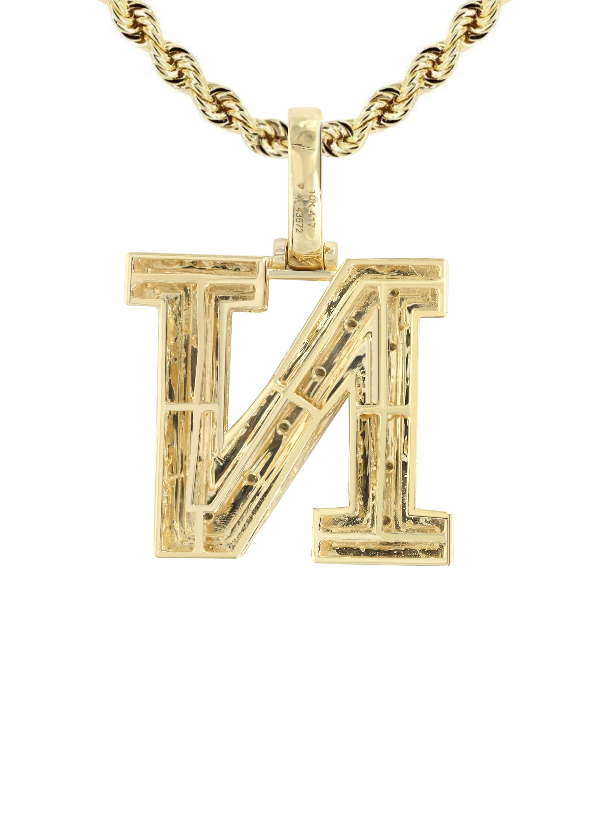 14K White Gold Finish Crown retailer Letter N. - Free 18