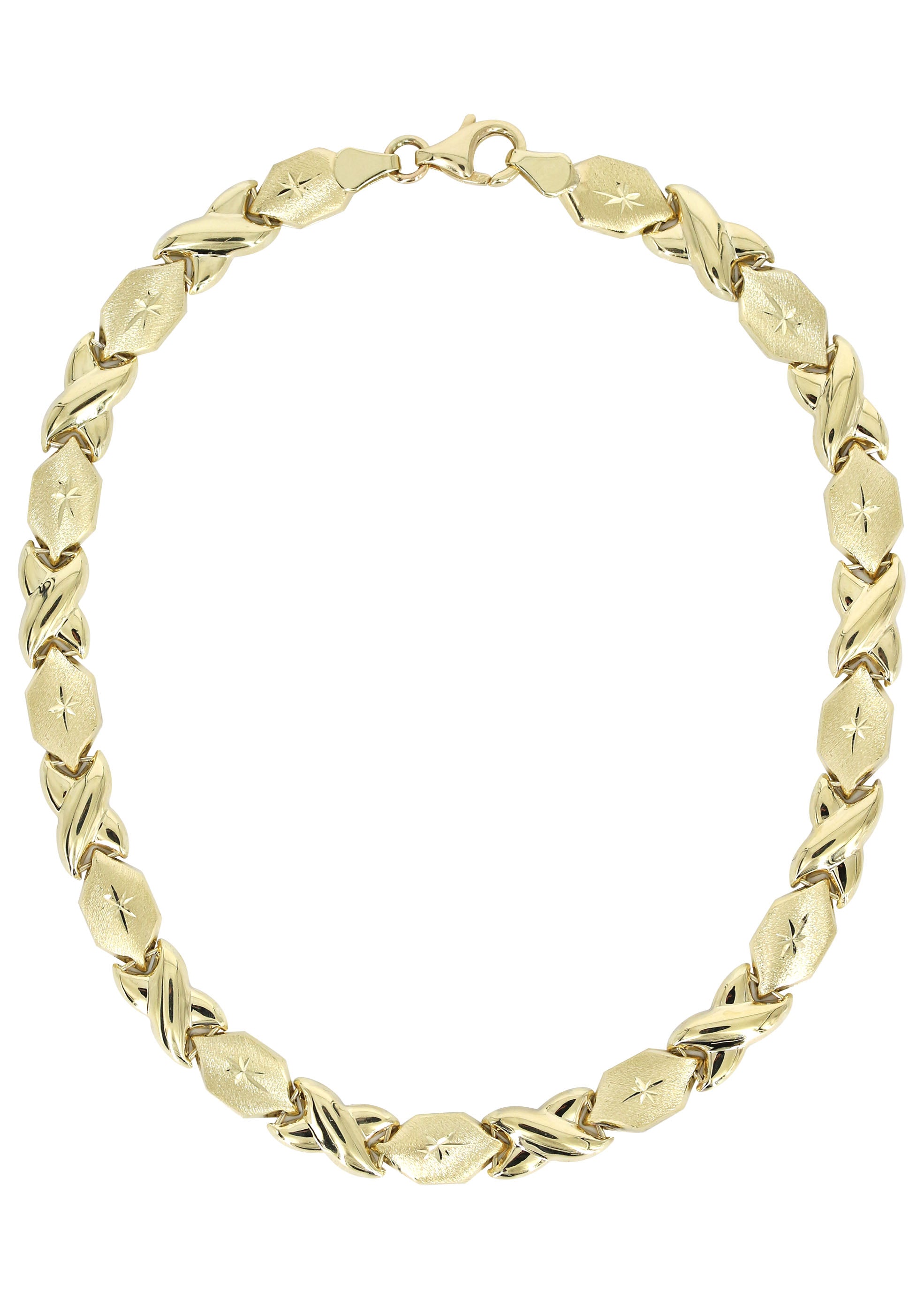 Solid 10k online Yellow Gold Hugs & Kisses XOX Bracelet 4.5 Grams