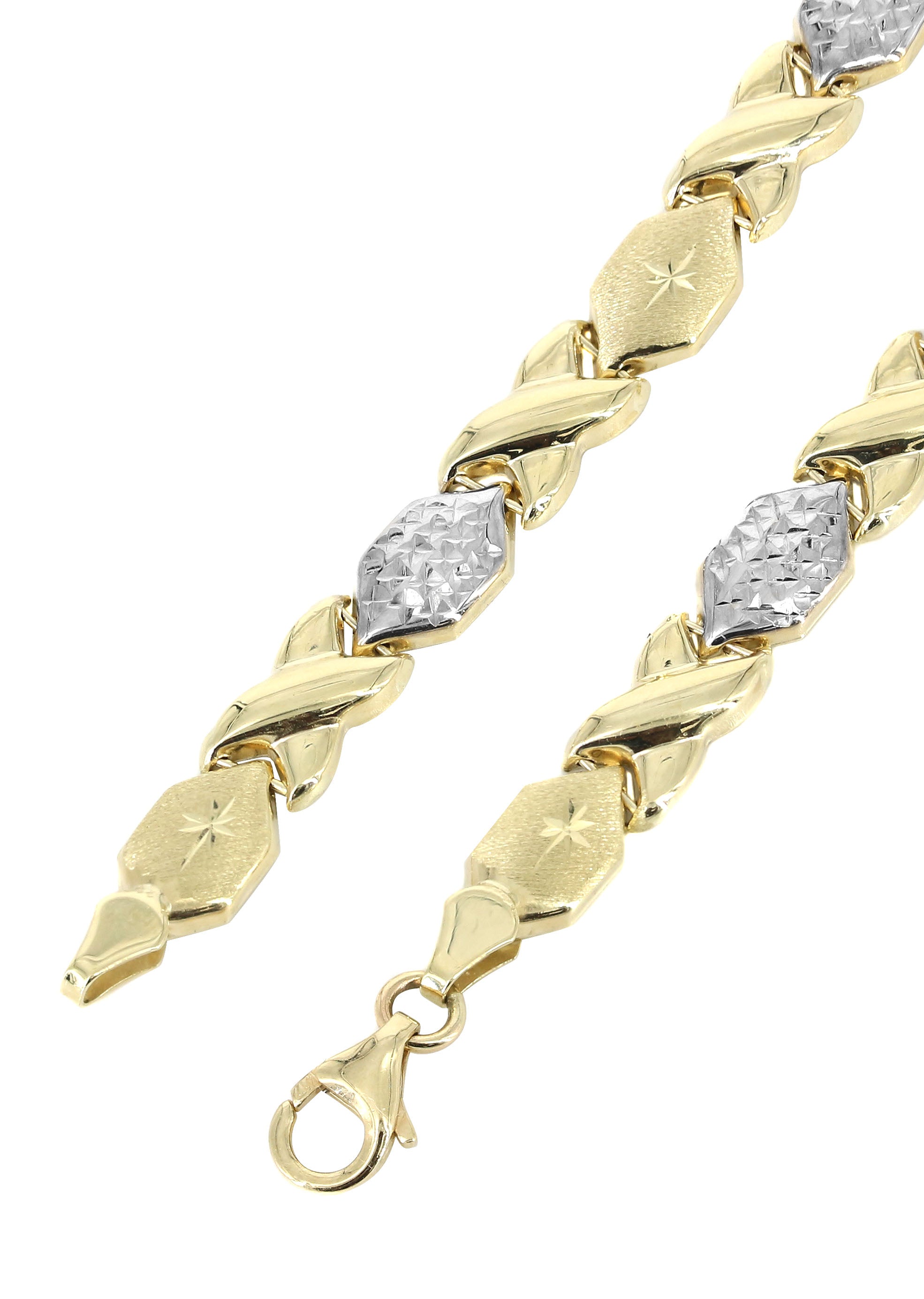 10k Two-Tone 2024 Gold Bracelet (Dented)