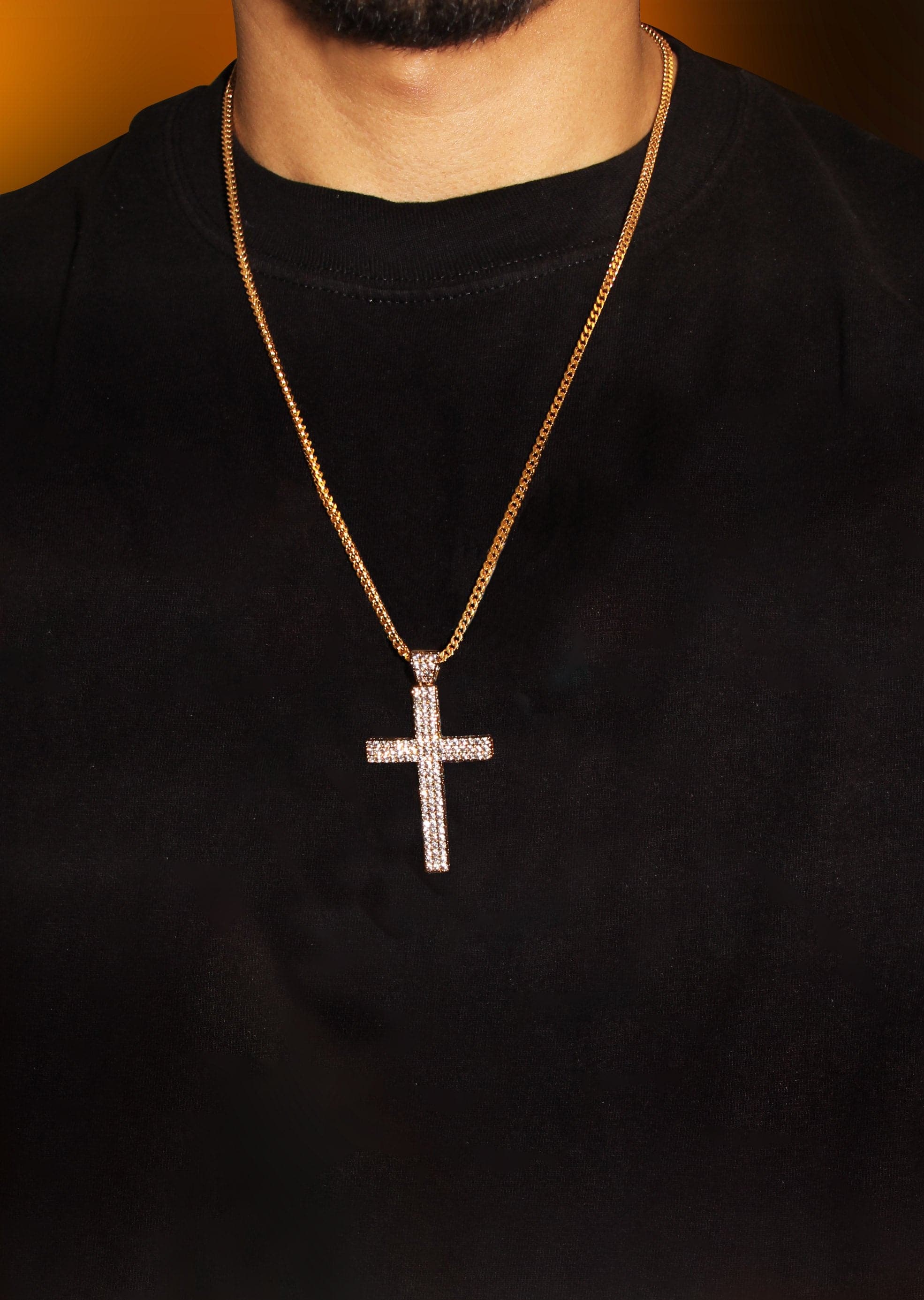 CZ Micro Pave Jesus Pendant hot with free 14K GP Rope Chain