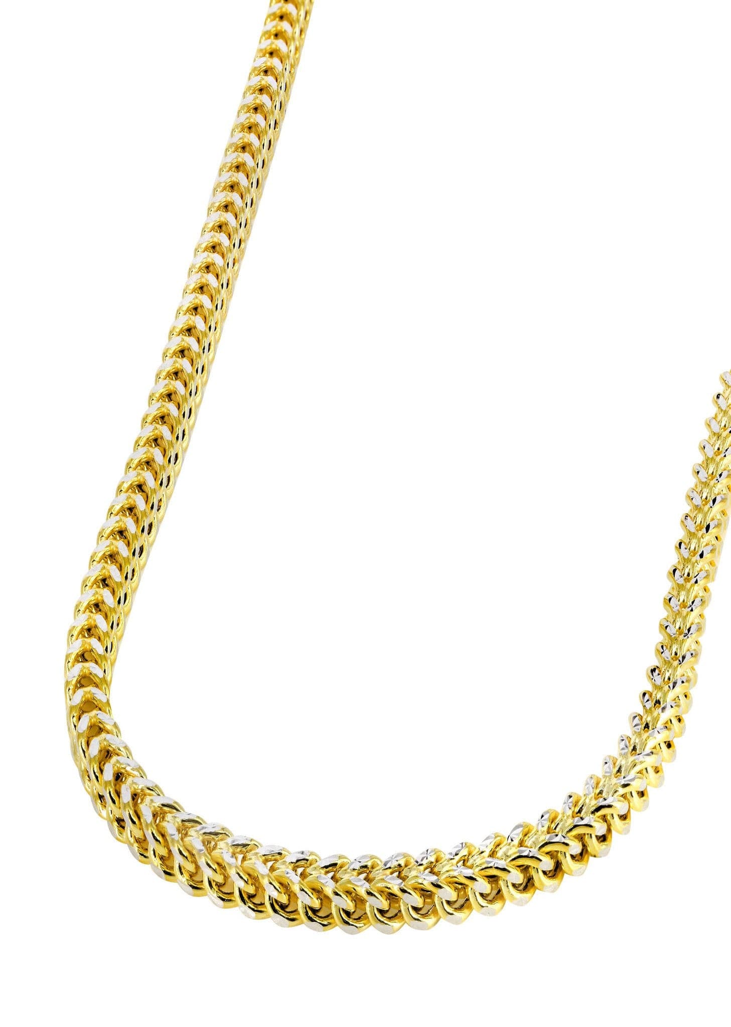 Gold Franco Chain 4mm - Gold Presidents