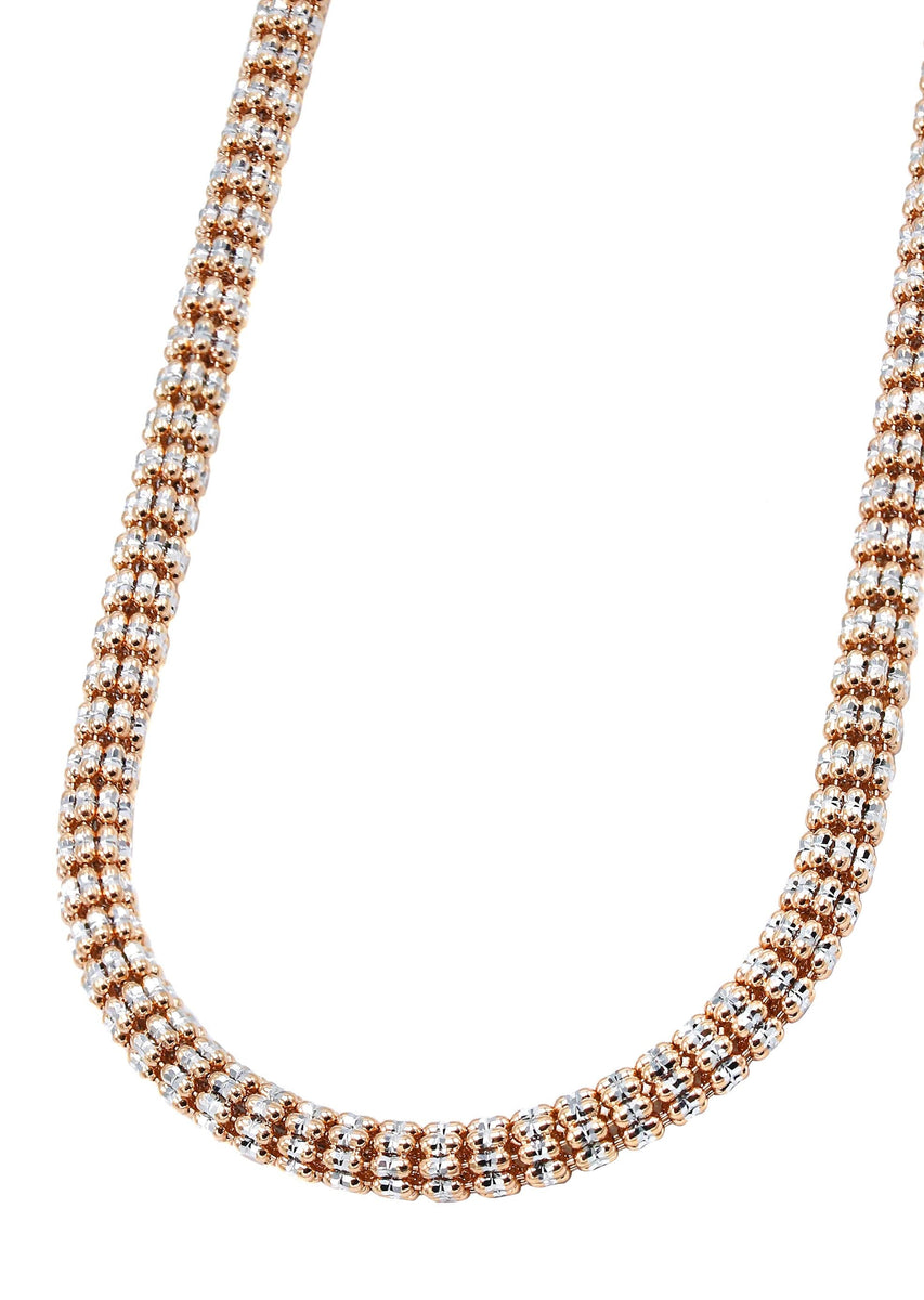 Mens Ice Chain 10K Rose Gold – FrostNYC