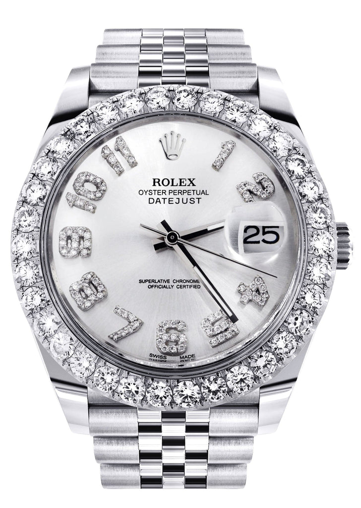 Rolex Datejust II Watch | 41 MM | Custom Numbers Diamond Dial | Jubile ...