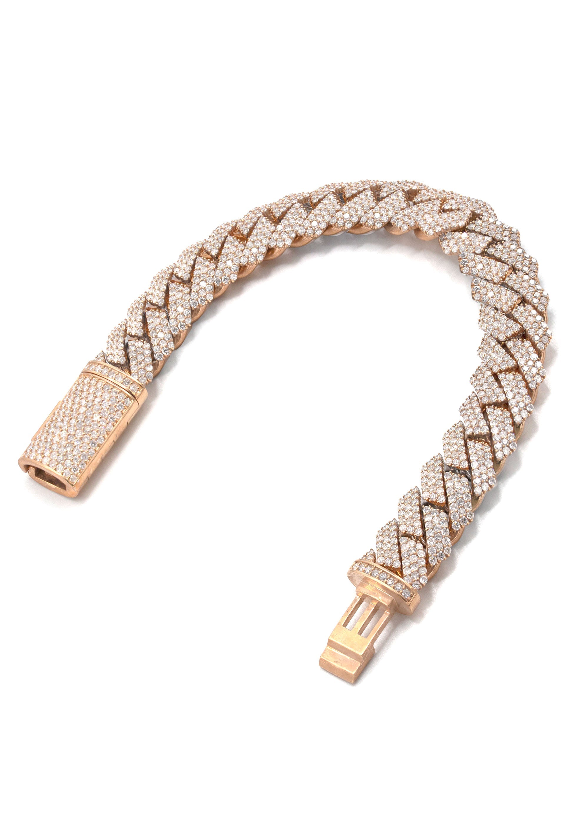 Pave Cuban link personalized year bracelet | Pave personalized curb link custom bracelet | year bracelet in store gold, rose gold and silver