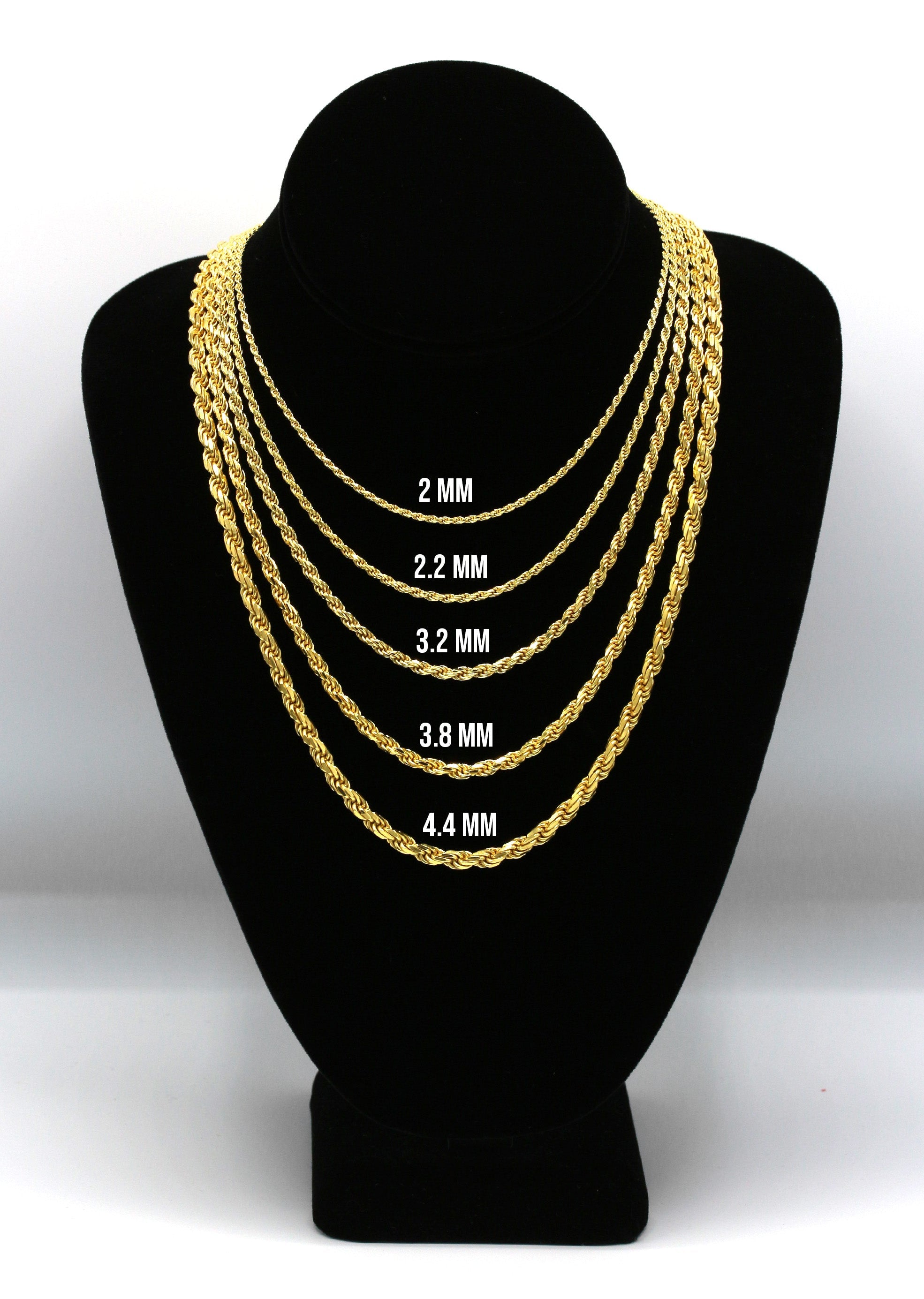 Men's Gold Chain Necklaces - 1.8mm Elongated rectangle box chain store - Jewelry for M