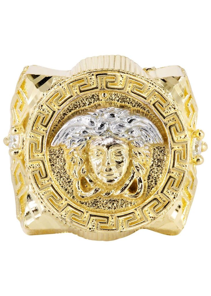 Versace Palmette Ring Gold | VERSACE IN